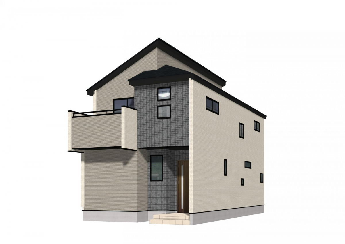 【2号棟完成イメージ】 ※こちら完成後のイメージになります