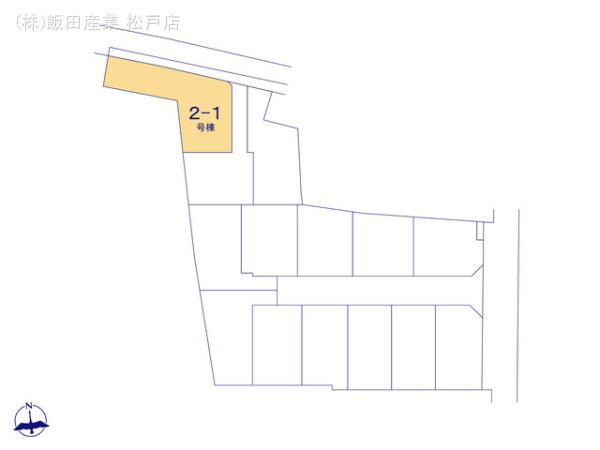 ハートフルタウン市川市宮久保5期の見取り図