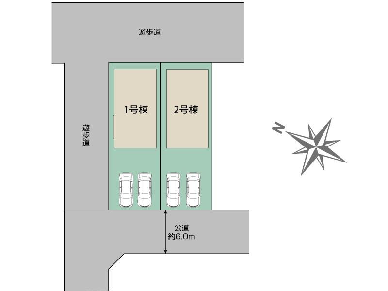 川口市戸塚鋏町2棟 区画図