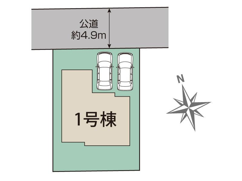 ブルーミングガーデン仙台市青葉区桜ケ丘１丁目１棟の見取り図