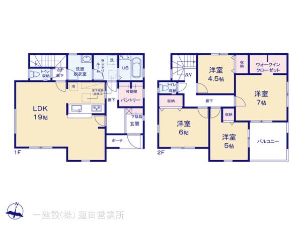リーブルガーデン蓮田市根金の見取り図