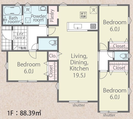 リナージュ坂戸鶴舞１丁目　第１期の見取り図