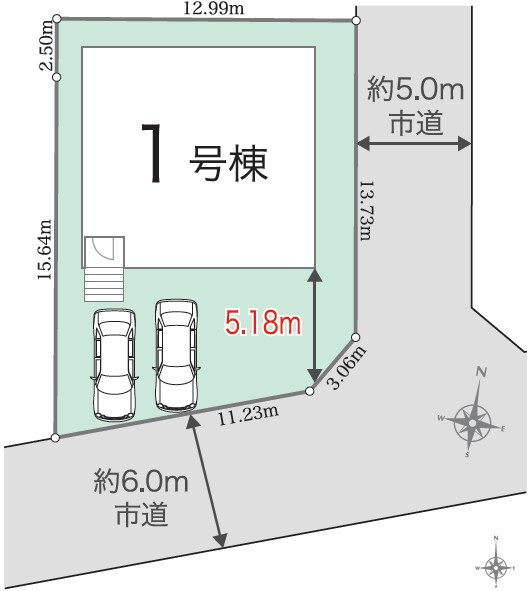 リナージュ所沢下富　第１期の見取り図