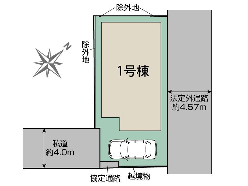 ブルーミングガーデン足立区新田２丁目１棟の見取り図