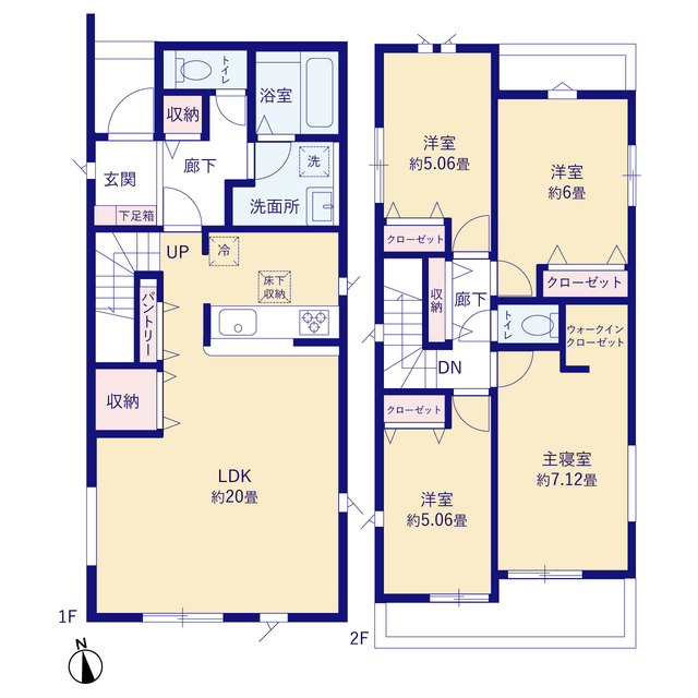 グラファーレ名古屋市船頭場２期３棟の見取り図