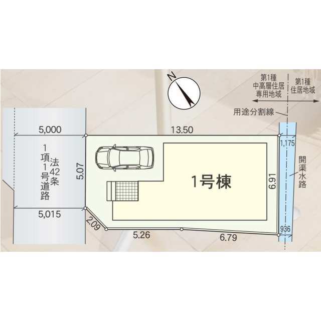 クレイドルガーデン草津市上笠 第9の見取り図