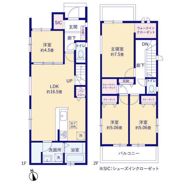 グラファーレ4395明石市大道町１棟の見取り図