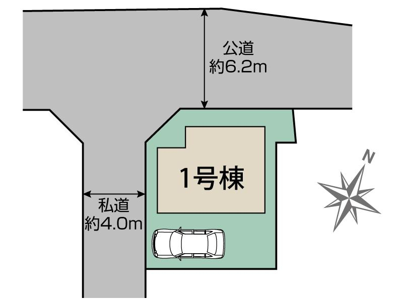ブルーミングガーデン調布市入間町２丁目１棟の見取り図