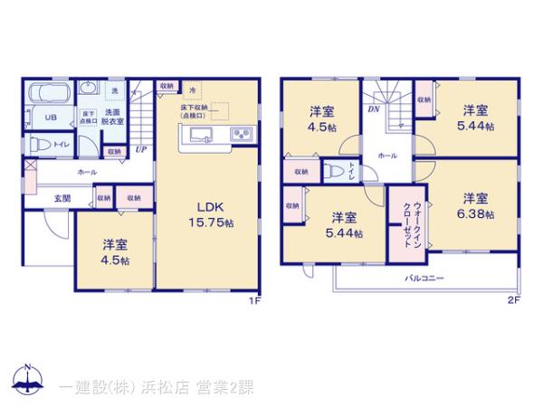 リーブルガーデン豊橋西高師町第１期の見取り図