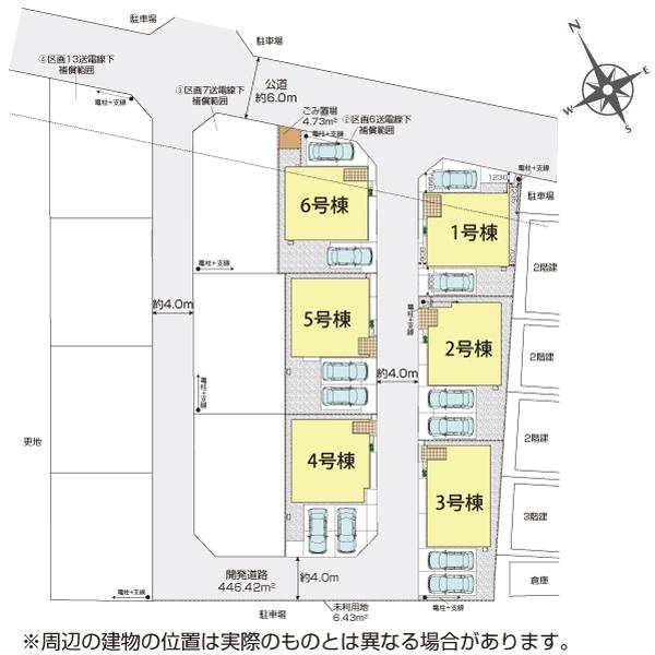 ブルーミングガーデン入間市下藤沢５丁目１３棟の見取り図