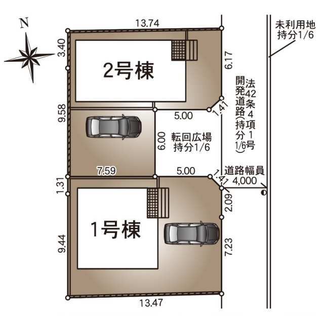 クレイドルガーデン春日部市西金野井 第49の見取り図