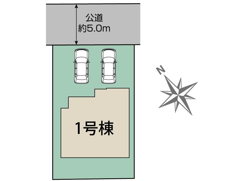 ブルーミングガーデン四街道市旭ケ丘４丁目４期１棟の見取り図