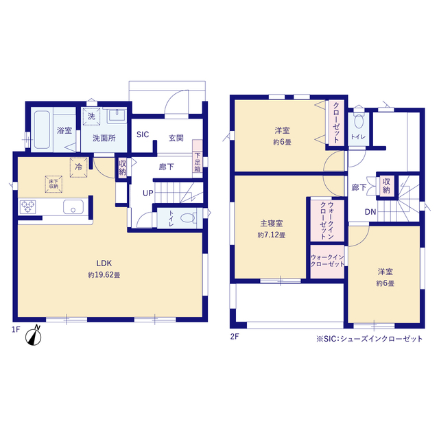 グラファーレ4353袋井市旭町２棟の見取り図