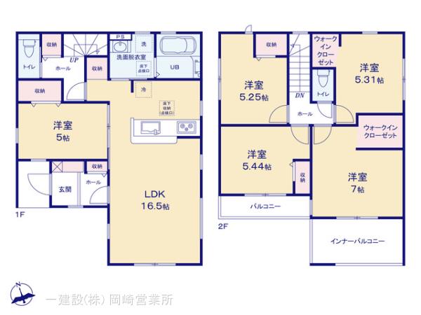 リーブルガーデン蒲郡第５２三谷町東の見取り図