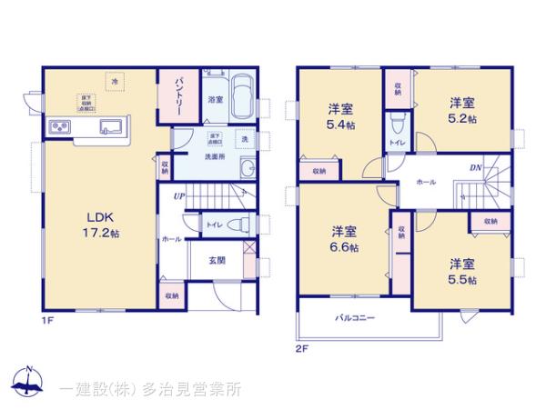 リーブルガーデン美濃加茂市本郷町6丁目の見取り図