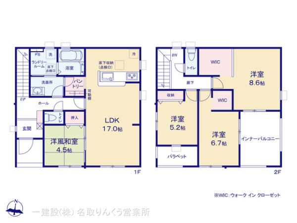 リーブルガーデン岩沼市早股第４の見取り図