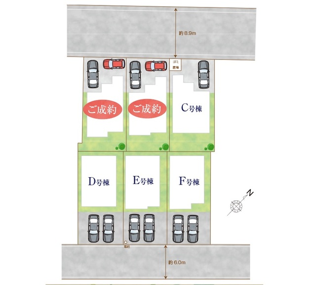 ハートフルタウン北本宮内2期の見取り図