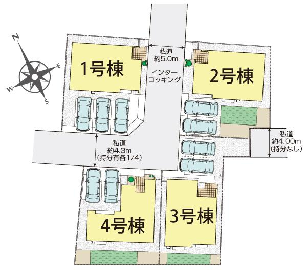 さいたま市見沼区大谷4棟 区画図