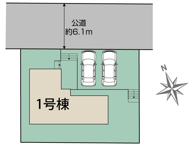 ブルーミングガーデン仙台市泉区南光台東１丁目１棟の見取り図