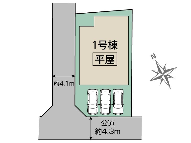 ブルーミングガーデン呉市阿賀中央７丁目１棟の見取り図