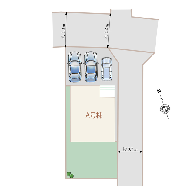 ハートフルタウン(春)一宮市西島町の外観②