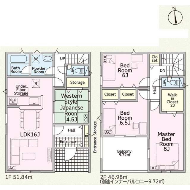 クレイドルガーデン岐阜市西中島 第7の見取り図
