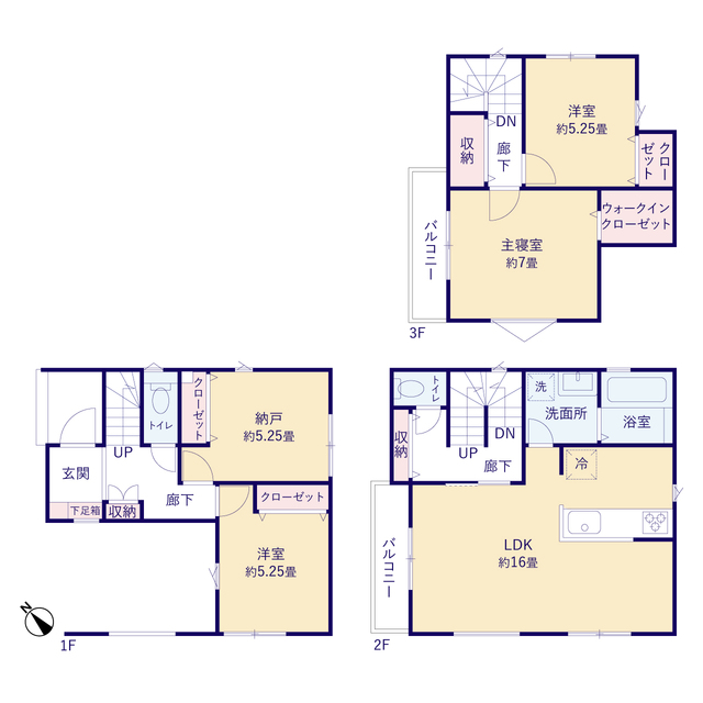 ティアラ4330さいたま市大谷場１棟の見取り図
