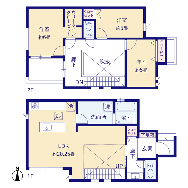 グラファーレ4306杉並区西荻南２期１棟の見取り図