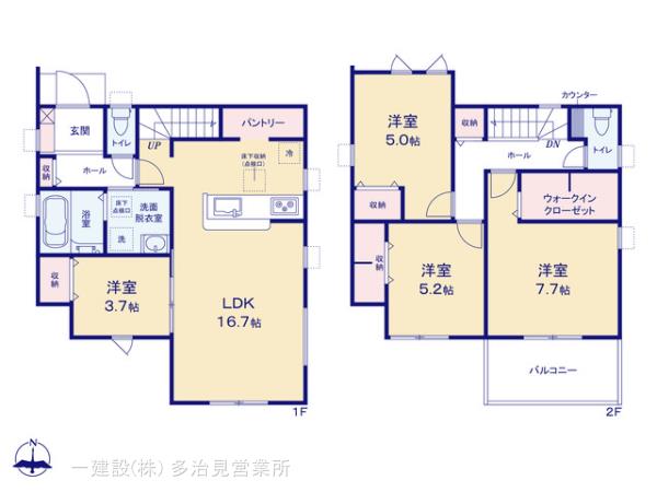リーブルガーデン北区西味鋺の見取り図
