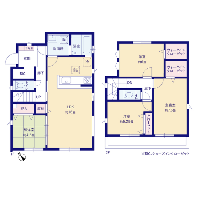 グラファーレ4341千葉市星久喜町２期１棟の見取り図