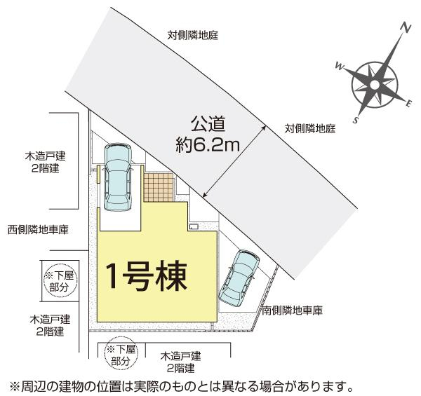 ブルーミングガーデン川越市鯨井１棟の見取り図