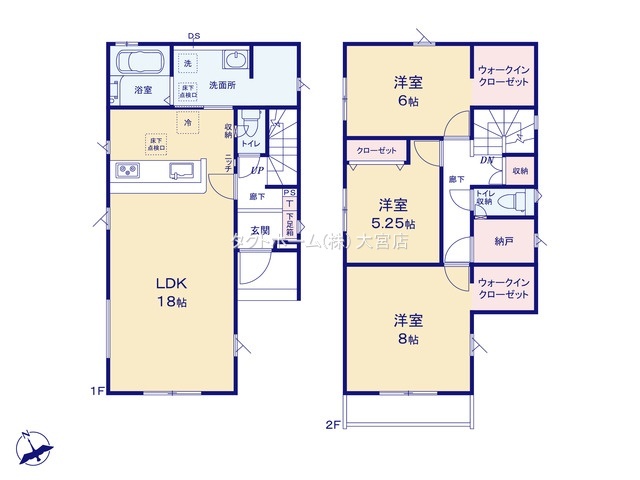 グラファーレ4342熊谷市本石１棟の見取り図