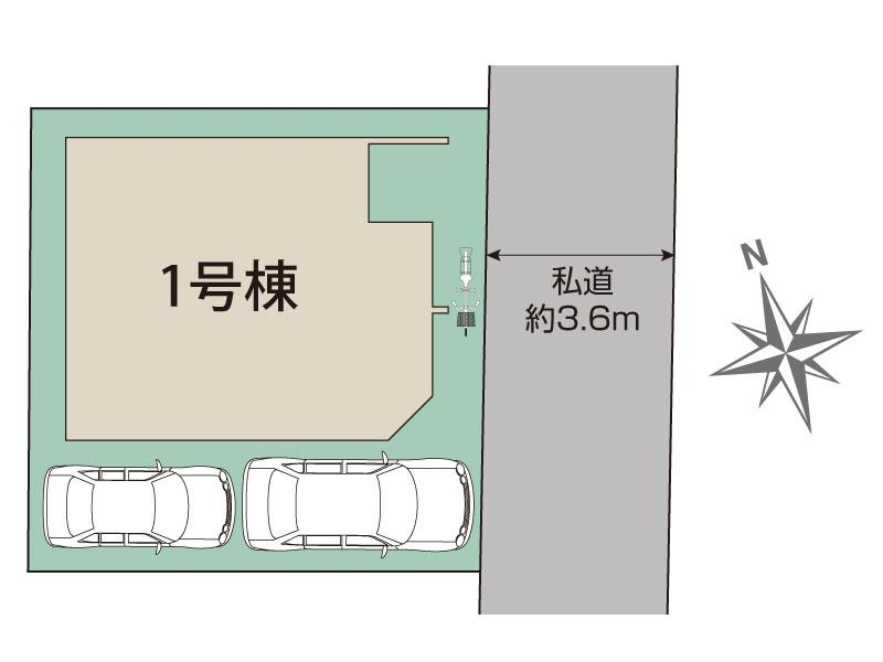 ブルーミングガーデン広島市中区吉島東２丁目１棟の見取り図