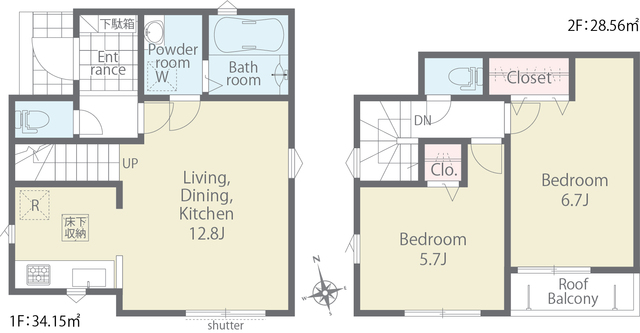 リナージュあきる野上代継　第１期の見取り図