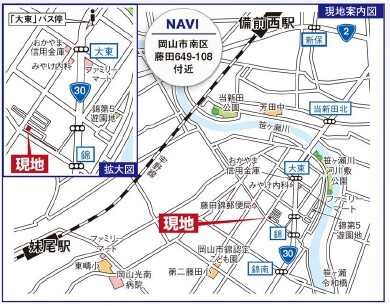グラファーレ4360岡山市藤田７期４棟の見取り図