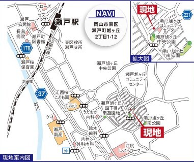 グラファーレ4360岡山市瀬戸町旭ヶ丘２期１棟の見取り図