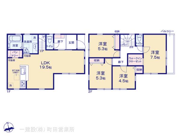 リーブルガーデン厚木市林２丁目の見取り図