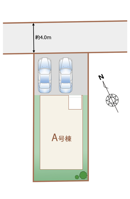 ハートフルタウン東原町1126番の見取り図