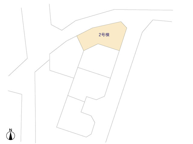 グラファーレ4310川崎市細山４期５棟の見取り図