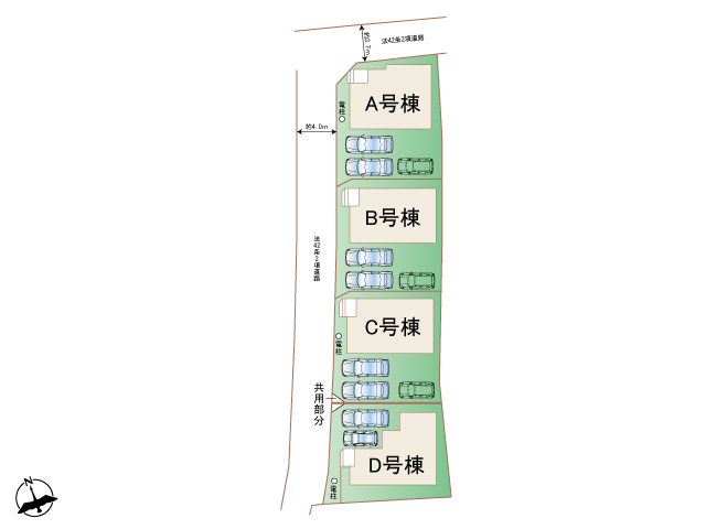 ハートフルタウン明石魚住町西岡1594番の見取り図
