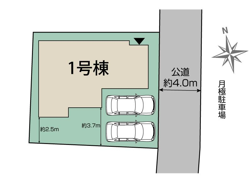 ブルーミングガーデン千葉市花見川区作新台２丁目１棟の見取り図