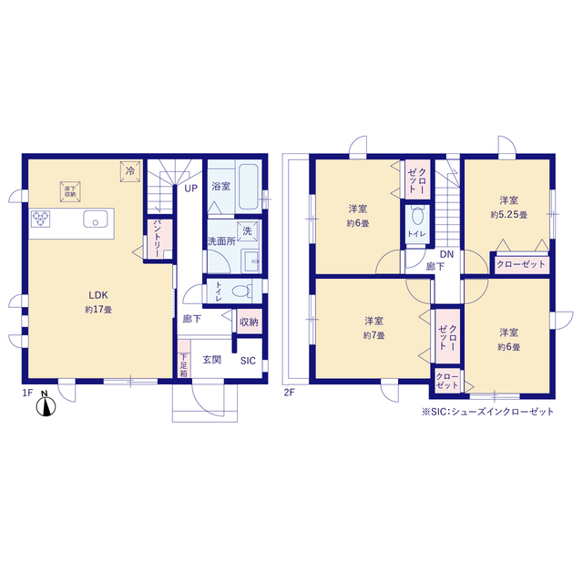 グラファーレ4359川崎市北野川１棟の見取り図