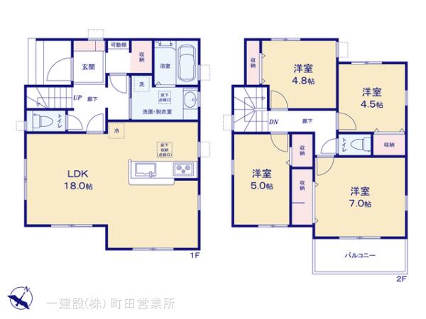 リーブルガーデン緑区大島の見取り図
