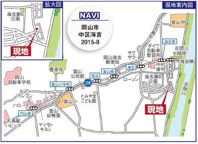 グラファーレ4360岡山市海吉７期１棟の見取り図