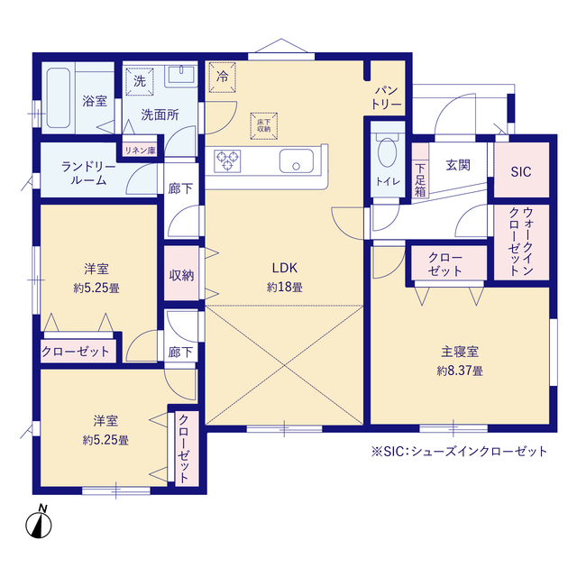グラファーレ4395奈良市五条西１棟の見取り図
