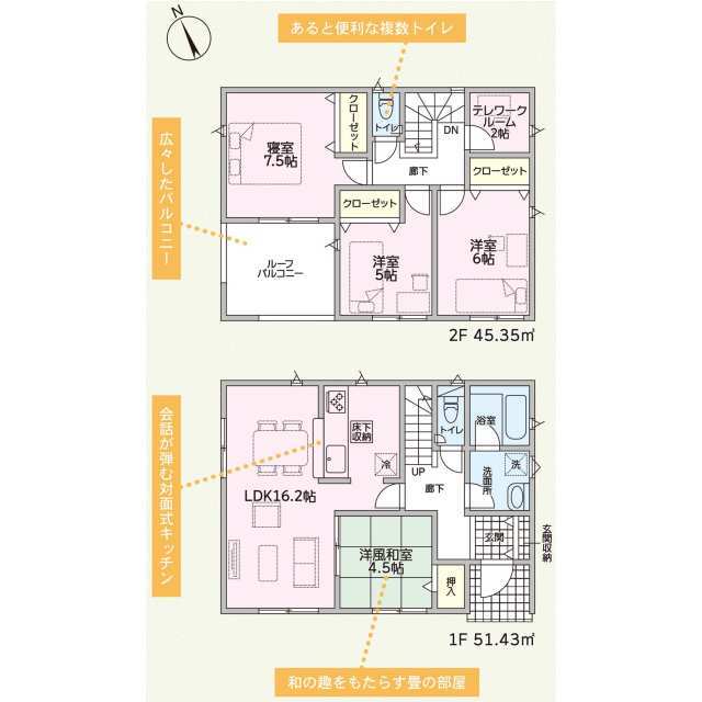 クレイドルガーデン宜野座村漢那 第2の見取り図