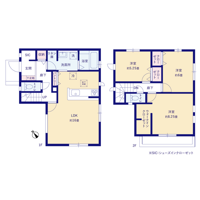 グラファーレ4373千葉市検見川町５期２棟の見取り図