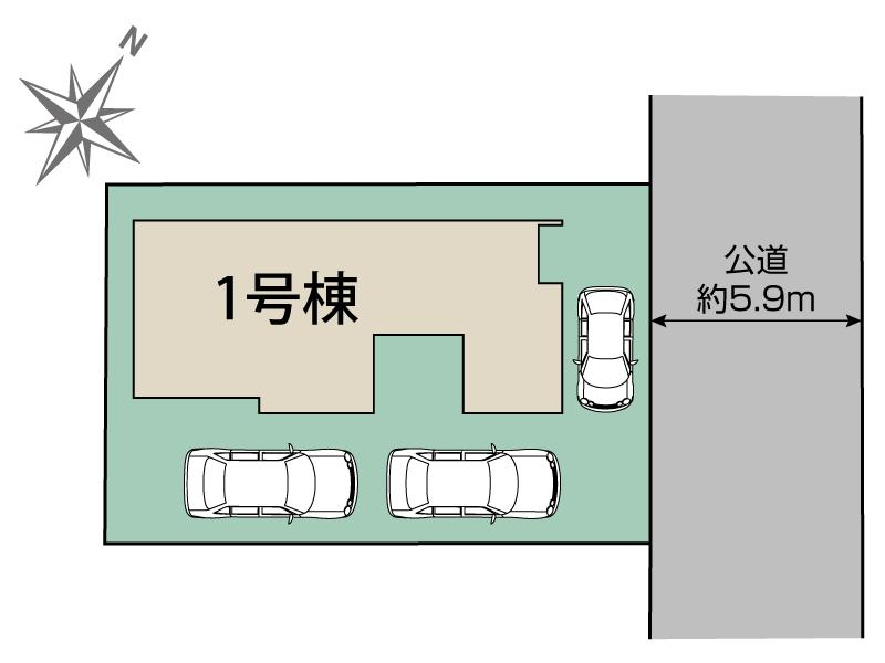 茅ヶ崎市堤3期1棟 区画図