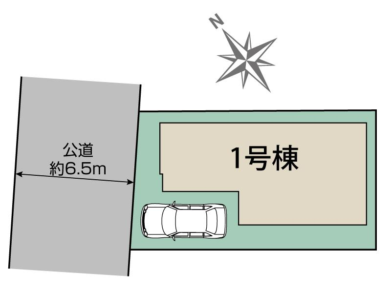 ブルーミングガーデン草加市長栄４丁目１棟の見取り図