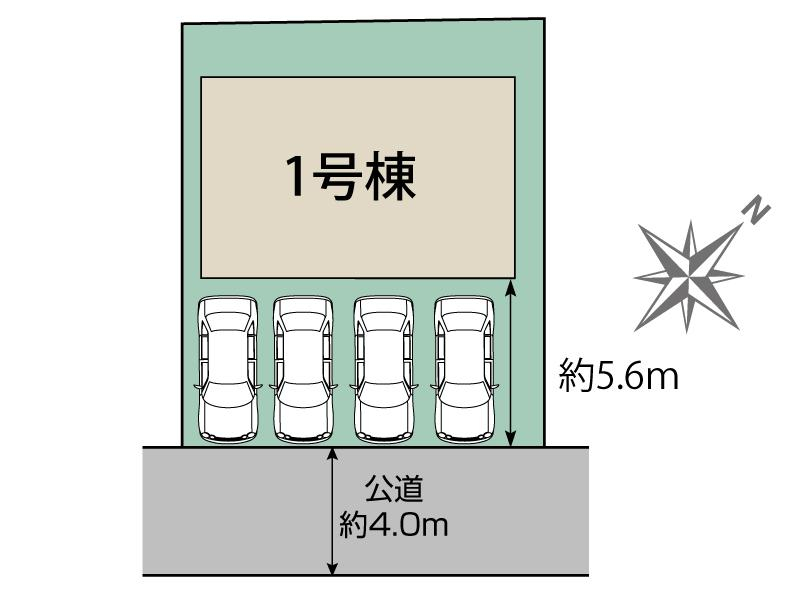 ブルーミングガーデン春日井市高座台４丁目２期１棟の見取り図